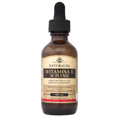 Solgar Naturalna witamina E w płynie 59,2 ml 3514721