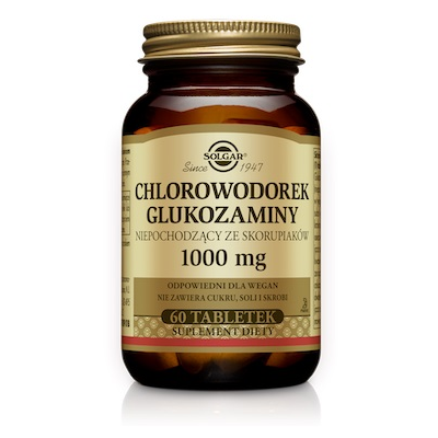 Solgar Chlorowodorek glukozaminy 1000 mg 60 tabletek