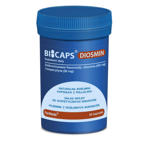 FORMEDS BICAPS DIOSMIN 60 kaps Dla zdrowia naczyń żylnych