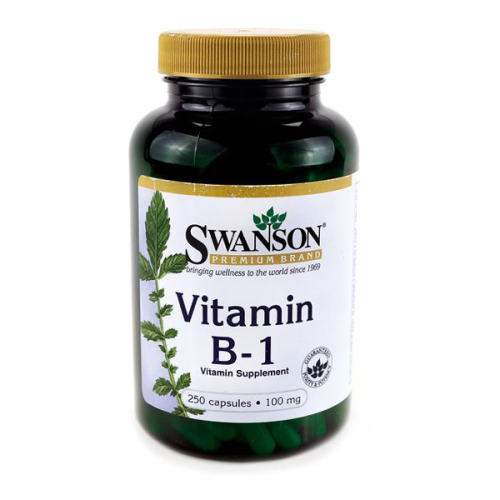 Zdjęcia - Witaminy i składniki mineralne Swanson Vitamin B-1 100 mg/250 kaps.  