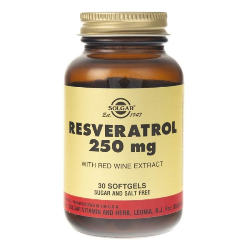 Solgar Resveratrol 250 mg - 30 kapsułek