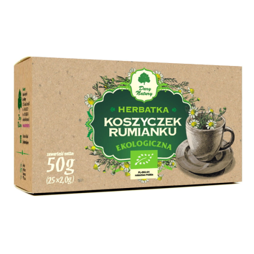 DARY NATURY Dary Natury herbatka Koszyczek Rumianku EKO x 25 sasz