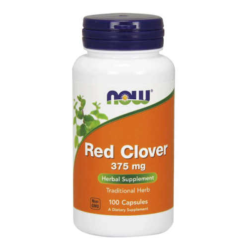Now Foods Red Clover - Koniczyna Łąkowa 375 mg (100 kaps.)