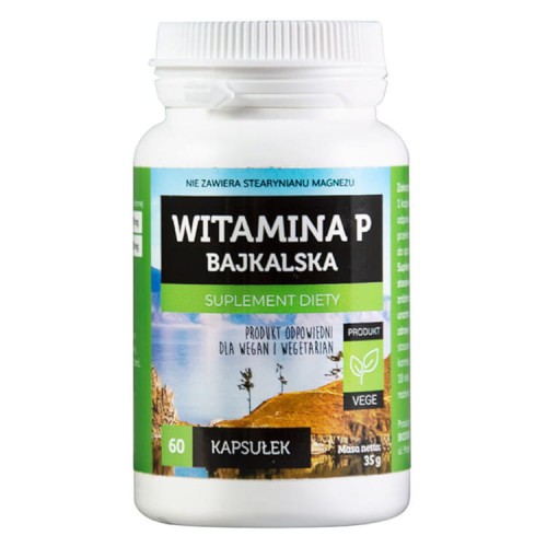 BioOrganic Witamina P bajkalska Dihydrokwercetyna 90 mg Taksyfolina 30 kaps.