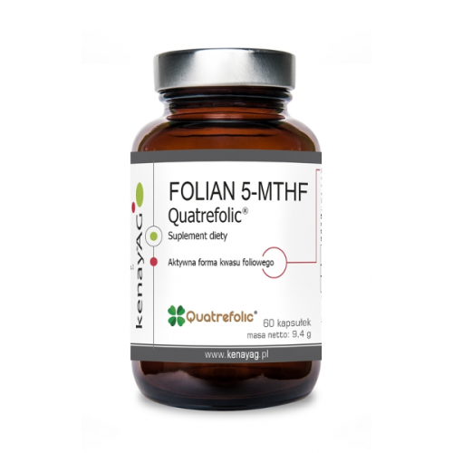 Kenay Kenay FOLIAN 5-MTHF QUARTERFOLIC aktywny kwas foliowy 300 kaps - suplement diety Włochy
