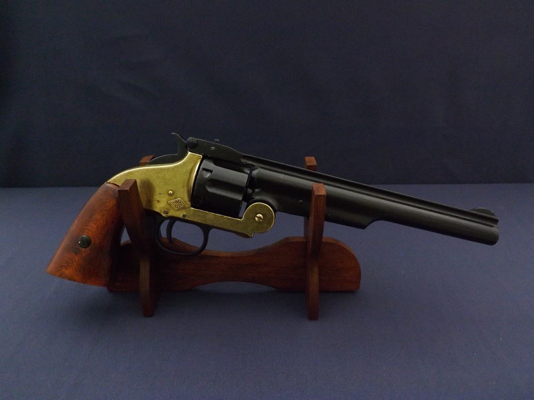 Denix replika rewolwer smith & wesson na stojaku model 1008L+801