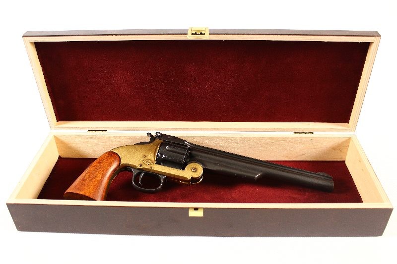 Denix replika rewolwer smith & wesson w pudełku model 1008L+P01
