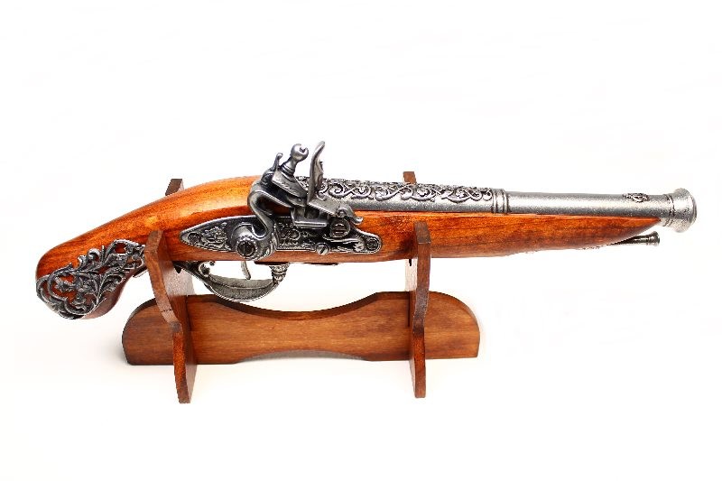 Denix replika skałkowy pistolet na stajoku model 1196G+801