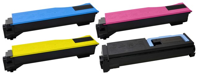 Komplet tonerów zamienników DT540KPLK do Kyocera-Mita FSC5100 FSC5100DN, pasuje zamiast Kyocera-Mita TK540K TK540C TK540M TK540Y CMYK, 5000/4000 stron