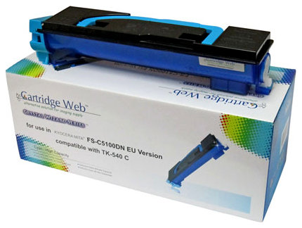 Toner Cartridge Web Cyan Kyocera TK540/TK542 zamiennik TK-540C, 4000 stron