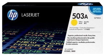 Oryginał Toner HP 503A do Color LaserJet 3800 | 6 000 str. | yellow, pudełko otwarte