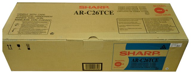 Oryginał Toner Sharp AR-C26TCE do AR-C172M AR-C260MSP AR-C260SP AR-C262M | 5500 str. | cyan