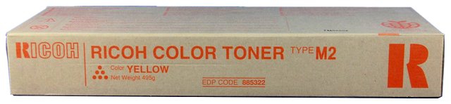 Oryginał Toner Ricoh 885322 Type M2 do Ricoh AF 1224 1232 2408 | 17 000 str. | yellow