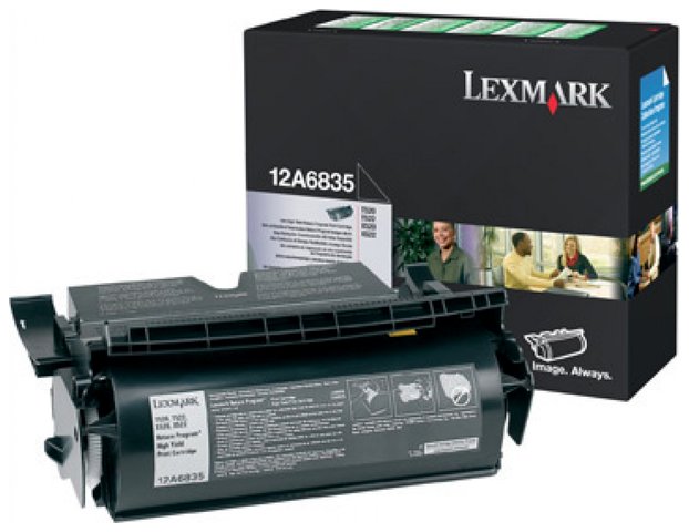 Oryginał Kaseta z tonerem Lexmark 12A6835 do Lexmark T-520 T-522 X-520 X-522 | zwrotny | 20 000 str. | czarny black