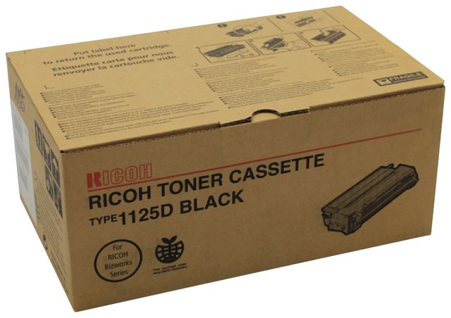 Oryginał Toner Ricoh Type 1125D 401129 do Ricoh Bizworks 106 406 406DF 406E 406EDF 706 706DF, 706 Radius R | 4 000 str. | czarny black