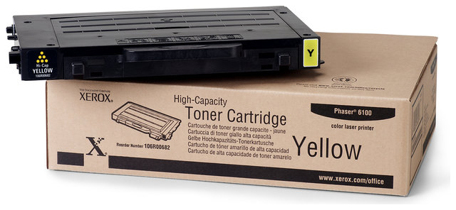 Oryginał Toner Xerox Phaser 6100 | 5000 stron | Yellow, opakowanie zastępcze