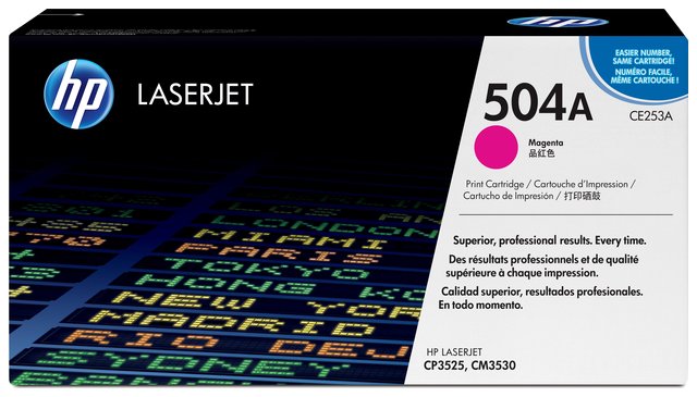 Oryginał Toner HP 504A LJ CP3530 series Magenta 7K, opakowanie zastępcze