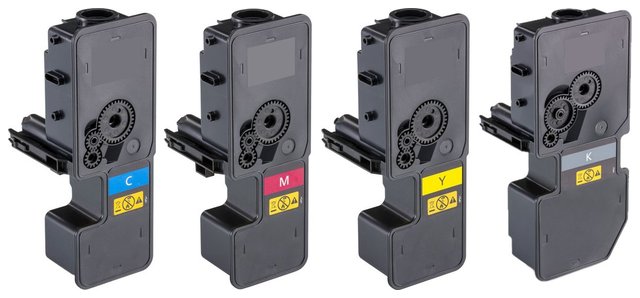 Komplet tonerów zamienników DT5240KPLK do Kyocera-Mita ECOSYS P5026cdn P5026cdw M5526cdn M5526cdw, pasuje zamiast Kyocera-Mita TK5240K TK5240C TK5240M TK5240Y CMYK, 4000/3000 stron