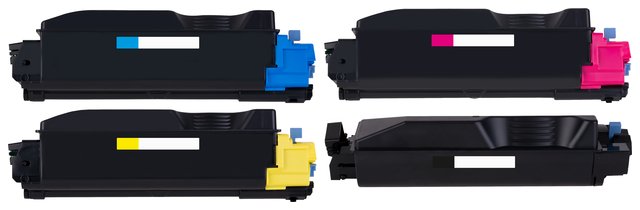 Komplet tonerów zamienników DT5270KPLK do Kyocera-Mita ECOSYS M6230cidn M6630cidn P6230cdn, pasuje zamiast Kyocera-Mita TK5270K TK5270C TK5270M TK5270Y CMYK, 8000/6000 stron