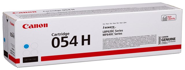 Canon Toner Canon 054 H do i-SENSYS MF645Cx/MF643Cdw | 2 300 str.| Cyan 3027C002