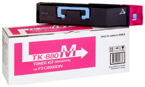 Oryginał Toner Kyocera TK-880M do FS-C8500DN | 18 000 str. | magenta, opakowanie zastępcze