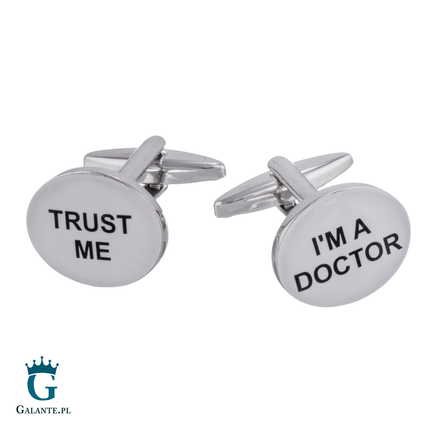 Galante Okrągłe spinki do mankietów Doktor X2 N055 N055/211