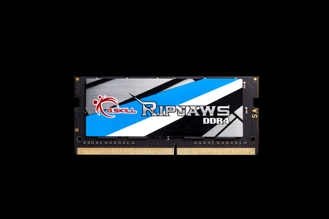 Pamięć do laptopa G.Skill Ripjaws, SODIMM, DDR4, 8 GB, 2666 MHz, CL18 F4-2666C18S-8GRS