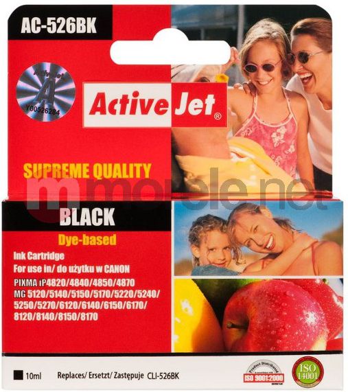 Tusz Activejet tusz ACC-526BN / CLI-526Bk black
