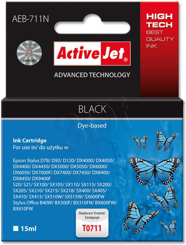 Tusz Activejet tusz AEB-711N / T0711 black