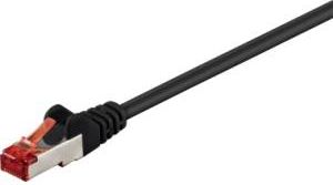 Goobay Kabel krosowy patchcord S/FTP PiMF kat. 6 LSZH czarny 3m 68698