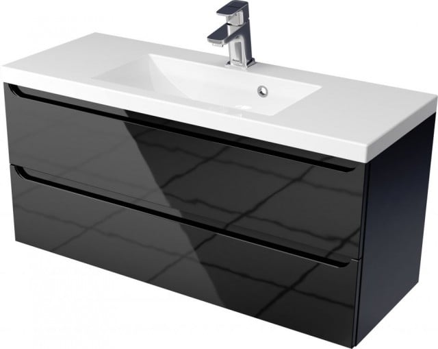 Szafka z Umywalką ETHOS 100 cm BLACK