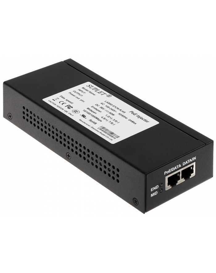 Hikvision Zasilacz POE do kamer 60W PoE injector EU