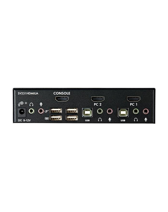 2 PORT USB HDMI KVM SWITCH StarTech.com 2 Port USB HDMI KVM Switch / Umschalter mit Audio und USB 2.0 Hub