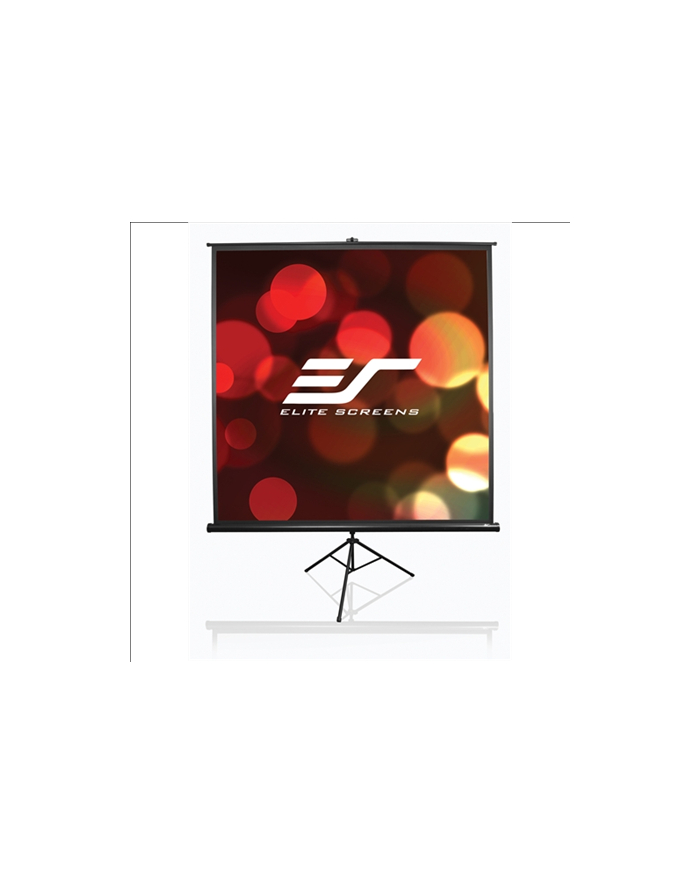 Ekran na statywie /16:9/ 114,3x203,2 MaxWhite / 92'''' black case / Cinema