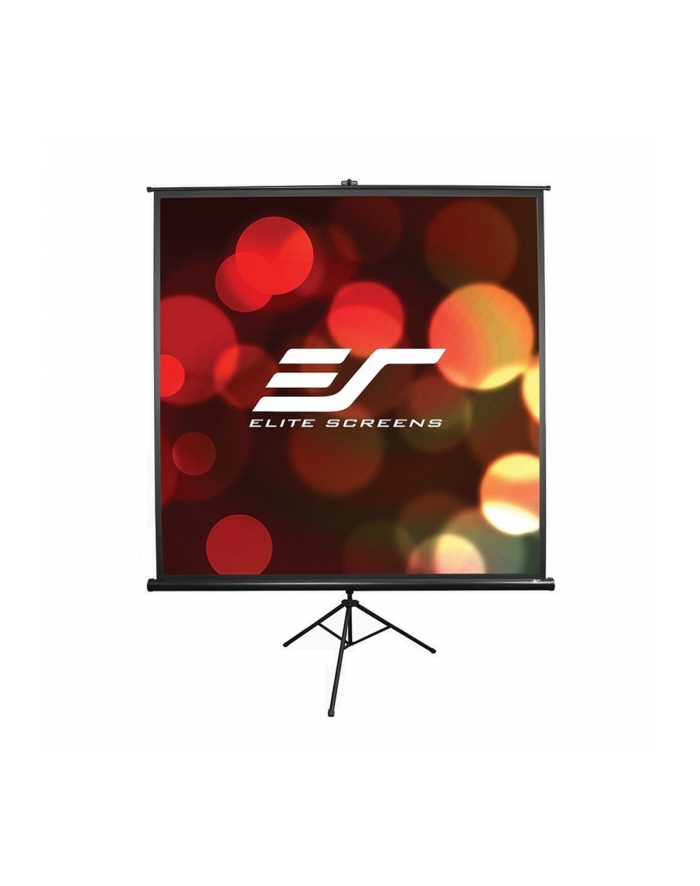 Elite Screens T120UWH Tripod Pull Up Screen 120''/ 59'' X 105'' /1:1 HDTV Black Case