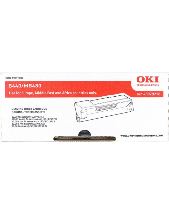 DARMOWA DOSTAWA - TONER CZARNY do OKI MB480