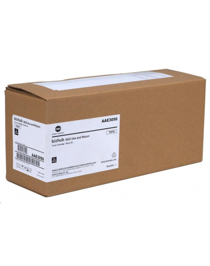 Toner Konica Minolta TNP-60 UAR 15000 pages Black Bizhub 3622