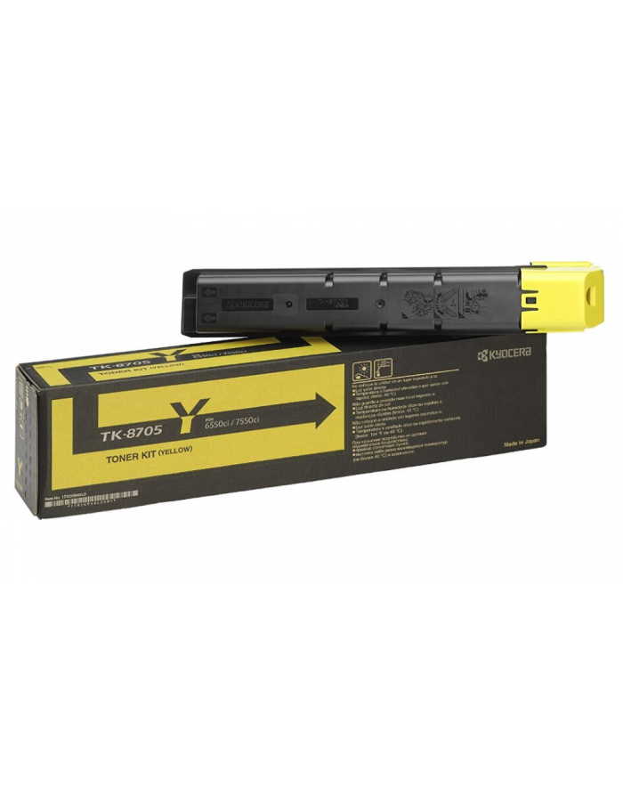 KYOCERA Toner Kyocera TK 8705Y do TASKalfa6550/7550 | 30 000 str | yellow TK 8705Y