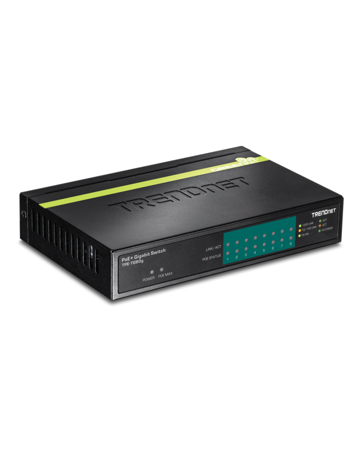 TRENDnet 8-port GREENnet Gigabit PoE Switch