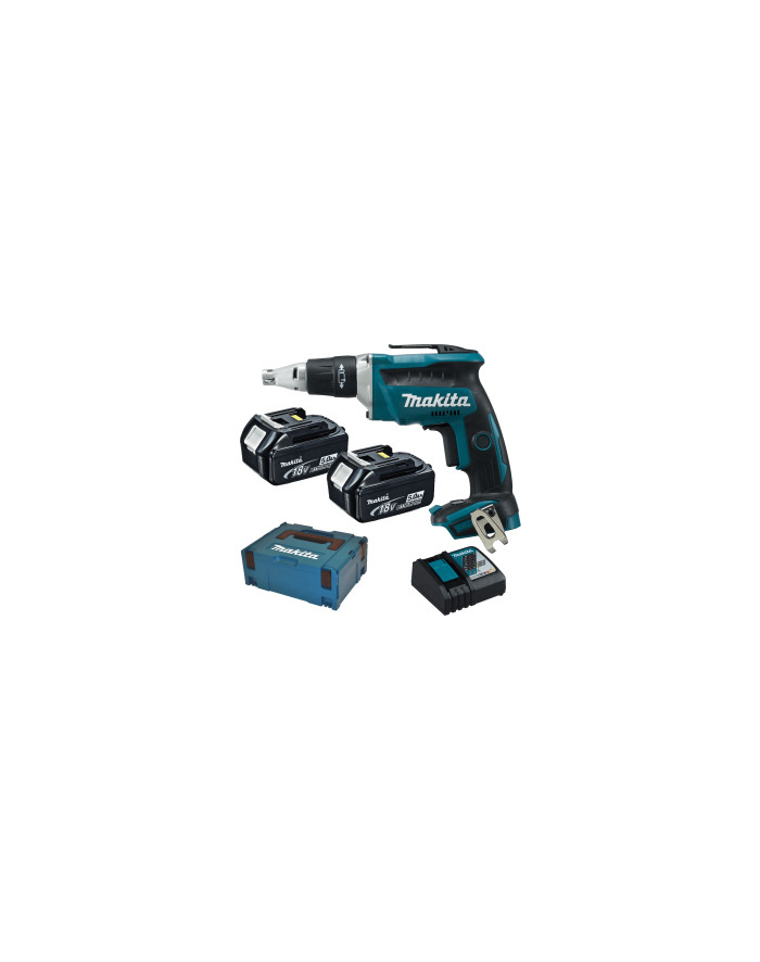 Makita DFS452RTJ cordless drywall screwdriver + MAKPAC