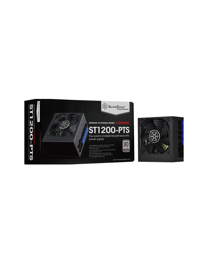 silverstone technology Silverstone SST-ST1200-PTS 1200W PC Power Supply (black 8x PCIe, cable management)