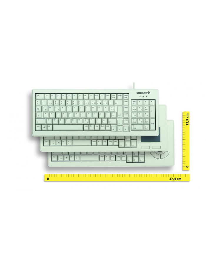 CHERRY CHERRY TAS G84-5400LUMDE-0 hellgrau Trackball USB deutsch