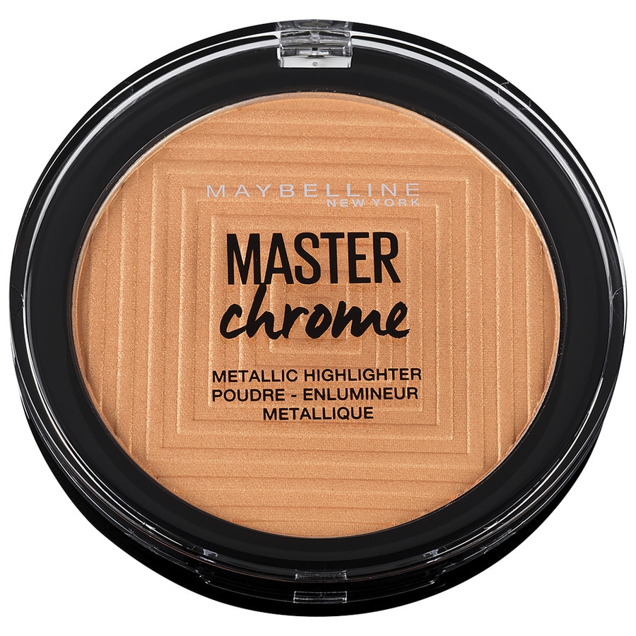 Maybelline Master Chrome Metallic Highlighter rozświetlacz w kamieniu 100 Molten Gold 6,7g