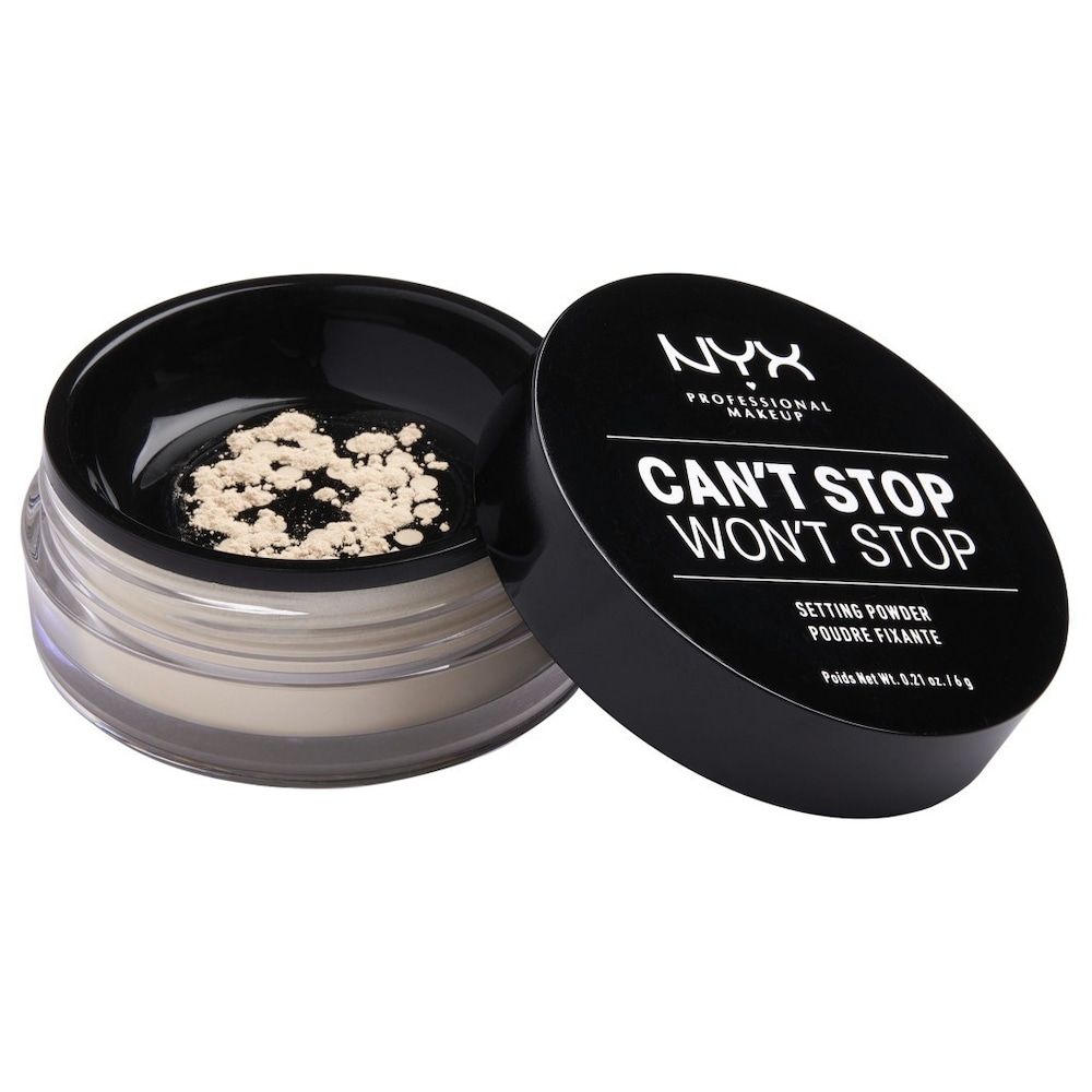 NYX Professional Makeup Professional Makeup - CAN'T STOP WON'T STOP - SETTING POWDER - Utrwalający puder do twarzy - LIGHT NYXPPTW-DOTW-02