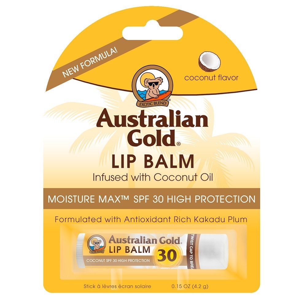 Australian Gold Australian złoty ochrona przed słońcem Lip Balm Blister SPF 30,,,,, 4.2 G, 4er Pack AGLIPBP