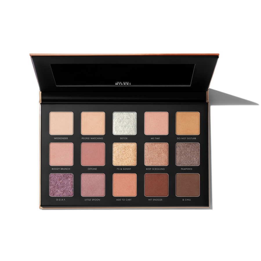 Milani Milani GILDED NUDE Gilded Nude Palette Paleta 2-w-1 Rozświetlacz Makijaż Oczu i Ust 9g