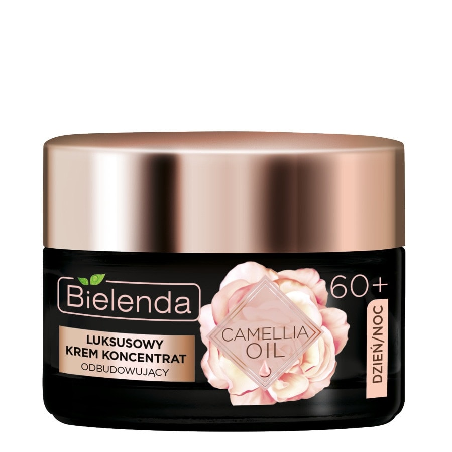 Bielenda Camellia Oil Luksusowy Krem koncentrat odbudowujący na dzień i noc 60+ 50ml