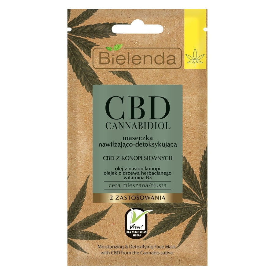 Bielenda CBD Maseczka nawilżająco-detoksykująca 8g