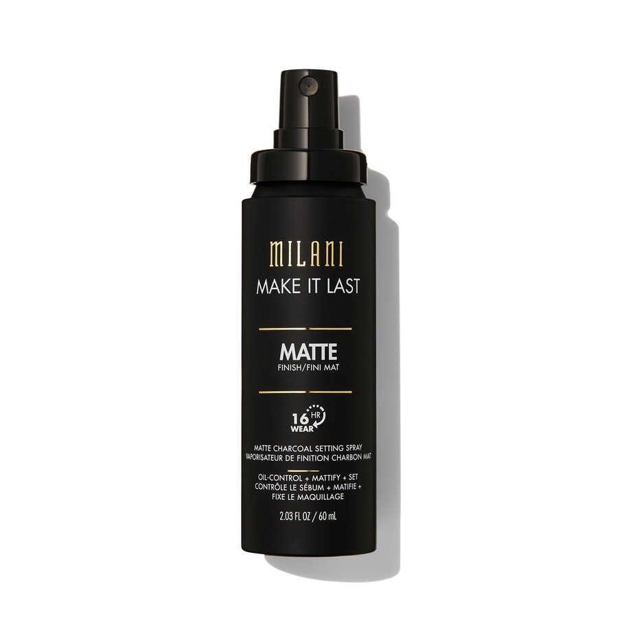MILANI MILANI - MAKE IT LAST - MATTE CHARCOAL SETTING SPRAY - Utrwalacz do makijażu w sprayu z dodatkiem węgla aktywnego MILUMSDAK