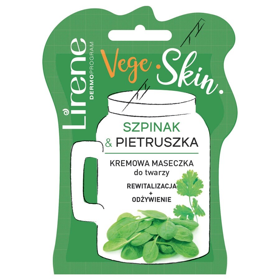 LIRENE VegeSkin Kremowa Maska Szpinak&Pietruszka 9ml